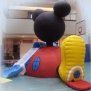 造型氣球地上型 -米老鼠溜滑梯氣球 ♡方愛企業專業造型氣球♡