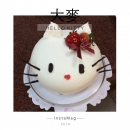 客製化蛋糕--Hello kitty--大麥專業烘焙坊