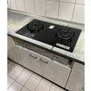 林內RBTS-Q230G(B)嵌入式感溫玻璃雙口爐~乙和成廚具