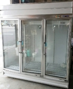 三門玻璃展示冰箱