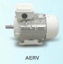 AERV 鋁殼馬達外型尺寸圖(臥式)