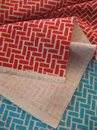 日本棉麻布。復古和風款，共三色