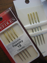 日本製Regal毛線針。18#十字繡針，每包四支