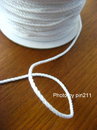 白色極細棉繩。包邊出芽可用（兩種粗細）
