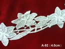 針織立體刺繡蕾絲花邊。藤蔓枝葉款（A92）