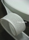（100尺裝）日本原裝進口超耐久鬆緊帶。白色2.5公分