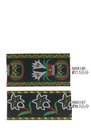 民俗風織帶。百合花、甕型、魯凱貼布繡區（6601-G）