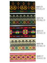 電腦刺繡織帶。民俗風十字繡款（6605-H）