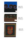 民俗風電腦刺繡織帶。十字繡圖騰款（6601-K）
