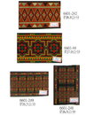 電腦刺繡織帶。民俗風十字繡款（6601-P）