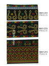 民俗風電腦刺繡織帶。十字繡圖騰款（6601-V）
