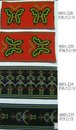 原住民電腦刺繡織帶。貼布繡蝴蝶、人物十字繡（6601-Na）