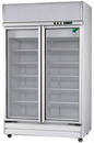 兩門展示冰箱