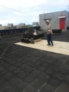 中華南路屋頂隔熱磚防水工程全面打除舖水泥-施工中