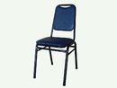 藍色有背椅子